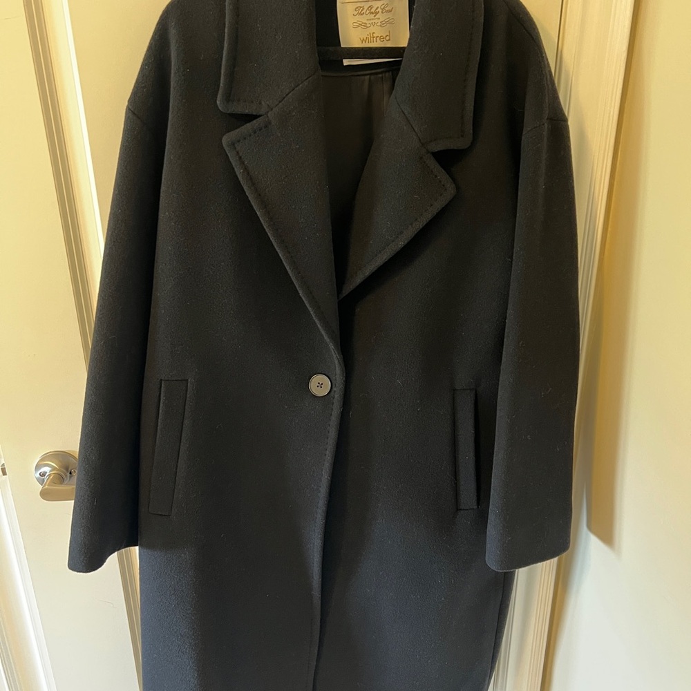 Aritzia Wilfred The Only Coat - Wool Cashmere